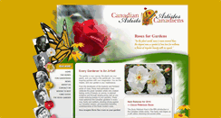 Desktop Screenshot of canadianartistsroses.com